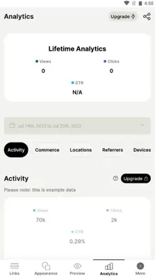 Linktree android App screenshot 1