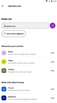 Linktree android App screenshot 6